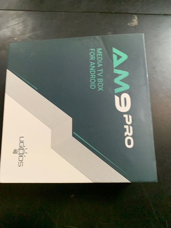 Photo 1 of Ugoos AM9 PRO TV Box Android 14.0 Amlogic S905X5-J 4GB RAM 64GB ROM 2.4G/5G Dual WiFi Ethernet 1000M USB 3.0 BT5.3 Support AV1 VP9 H.265 4K HDR Box