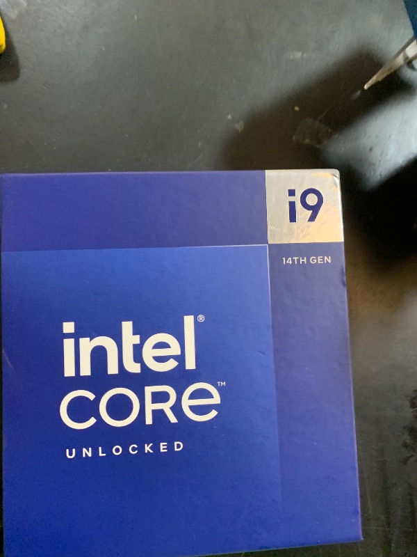 Photo 1 of Intel® Core™ i9-14900K Desktop Processor 24 cores (8 P-cores + 16 E-cores) up to 6.0 GHz