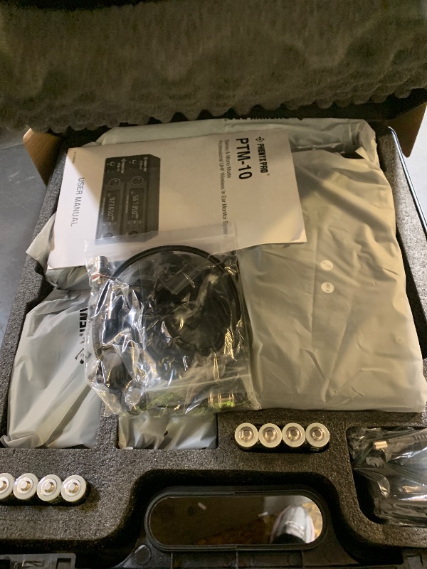 Photo 1 of Phenyx Pro Wireless in-Ear Monitor System, Stereo IEM System with Rack Mount Kit, 89 Frequencies, 900MHz UHF Band, 164ft Range, Suitable for Stage & Studio (4 Bodypacks with Transmitter)