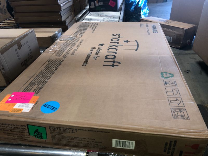 Photo 1 of Storkcraft Beckett Convertible Crib (White) – Converts from Baby Crib to Toddler Bed and Daybed, Fits Standard Full-Size Crib Mattress, Adjustable Mattress Support Base