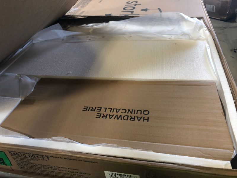 Photo 1 of Storkcraft Beckett Convertible Crib (White) – Converts from Baby Crib to Toddler Bed and Daybed, Fits Standard Full-Size Crib Mattress, Adjustable Mattress Support Base