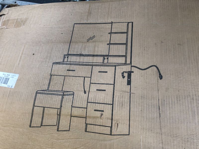 Photo 1 of LED VANITY TABLE