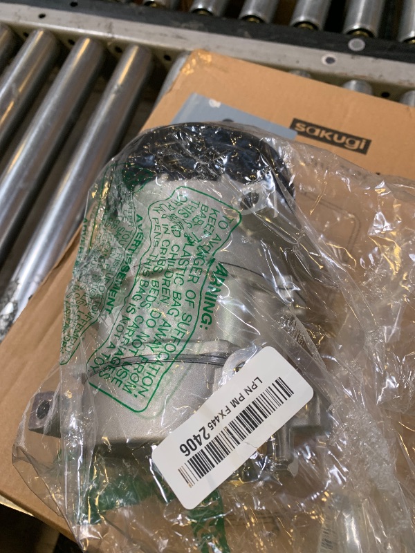 Photo 1 of HonHuCo TE16-0023A A/C Compressor Compatible With Kioti Tractor DV9 1GRV 12V T5525-50814 TE160023A T5525-50813