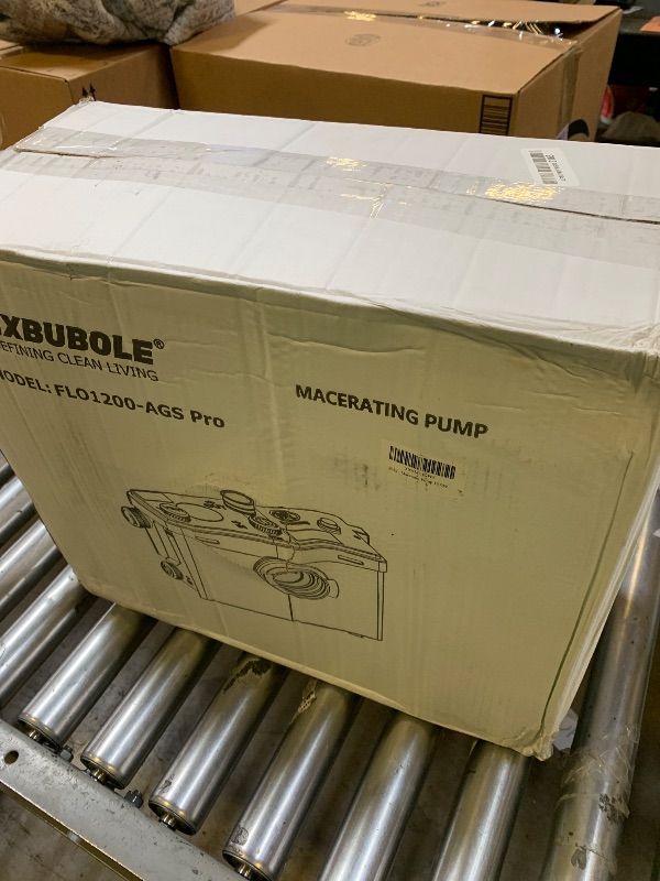 Photo 1 of 1500W Macerator Pump with Grinding Blade Toilet Pump Utility Sink Pump Upflush to 32.8FT 2800GPH Macerating Toilet System with 4 Water Inlets 2 Outlets for Toilet Sink Shower Laundry Kitchen Basement