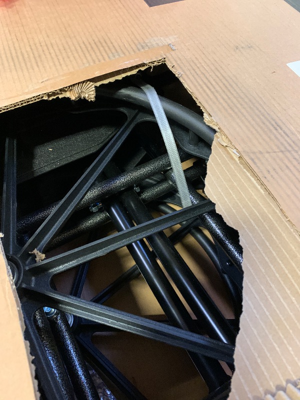 Photo 1 of Medline Comfortable Folding Wheelchair with Swing-Back, Desk-Length Arms and Elevating Footrests, 20”W x 16”D Seat