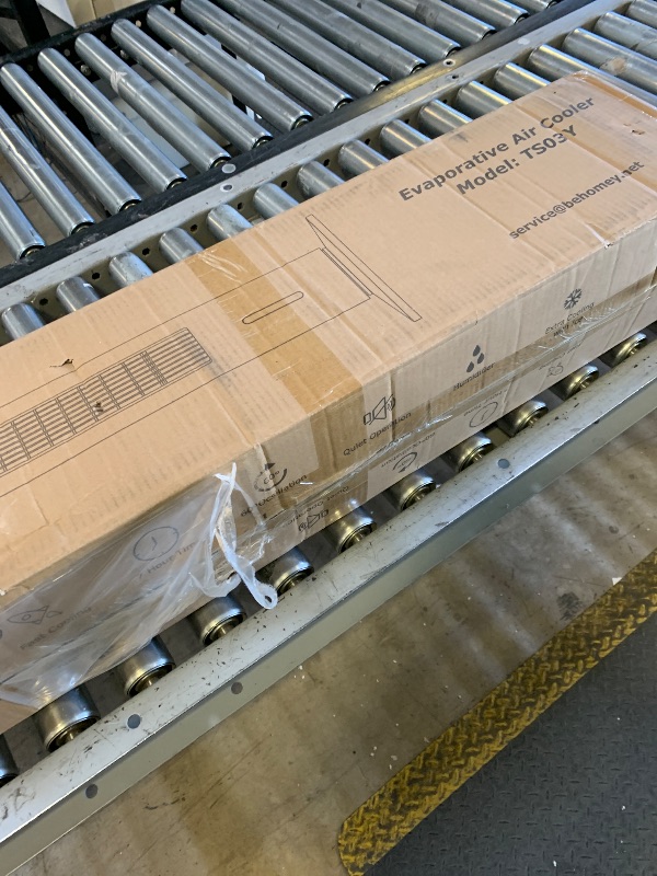 Photo 1 of 40" Evaporative Air Cooler with Water Tank, 3-In-1 Ice Cooling Fan with Humidifier, 52° Oscillating Portable Swamp Cooler for Home Office, 3 Modes, 3 Speeds, 8H Timer, Remote, White