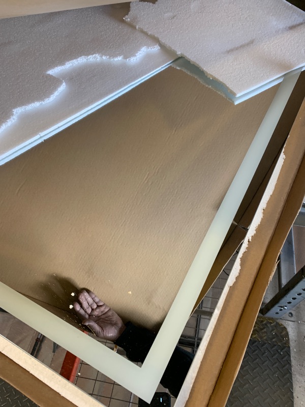 Photo 1 of 48X48 LED Bathroom Mirror with Lights, Anti-Fog, Backlit + Front Lit (CRI>90), Lighted Bathroom Vanity Mirror for Wall, Memory Function, Dimmable, Tempered Glass, Shatter-Proof