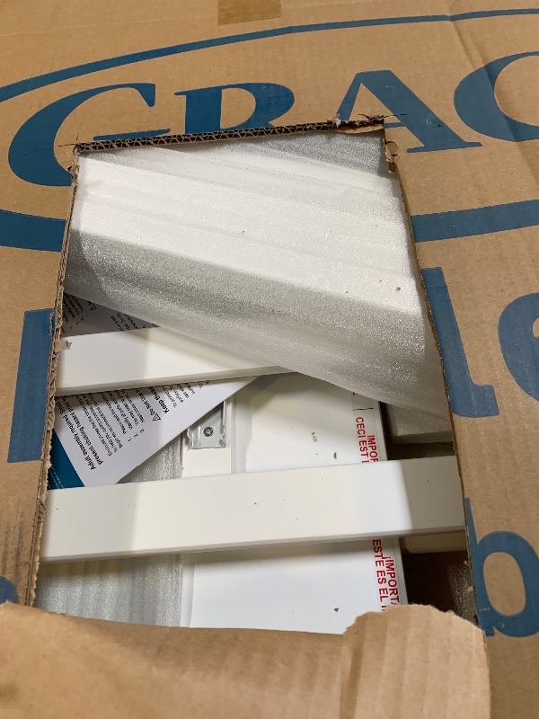 Photo 1 of Graco Hadley 5-in-1 Convertible Crib with Drawer – GREENGUARD Gold Certified, Fits Standard Crib Mattress, Converts to Toddler Bed, Daybed and Full Bed, 4 Adjustable Mattress Heights (White)