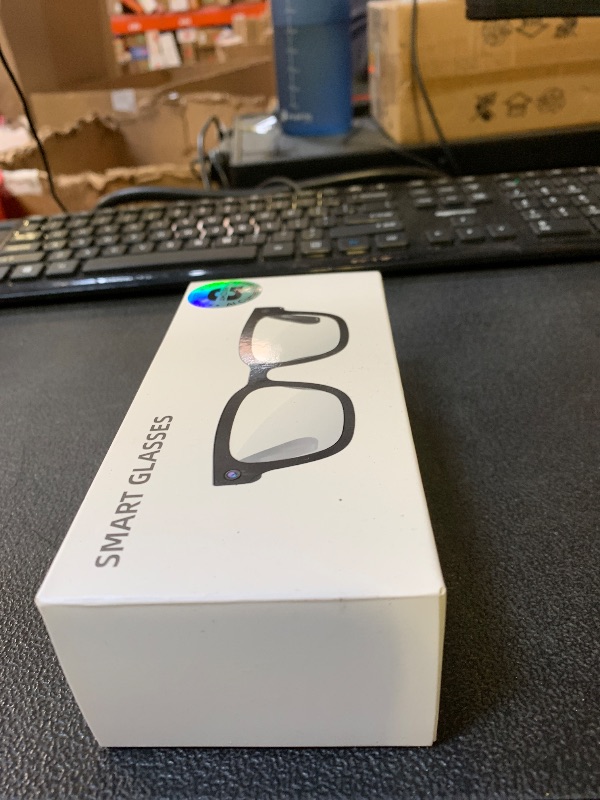 Photo 1 of AMZISH AI Smart Glasses with Camera, 8MP HD Bluetooth Camera Glasses, 1080P Video Recording Sunglasses, Real Time Translation, Voice Assistant, Open-Ear Audio for Travel, Meetings & Vlogging