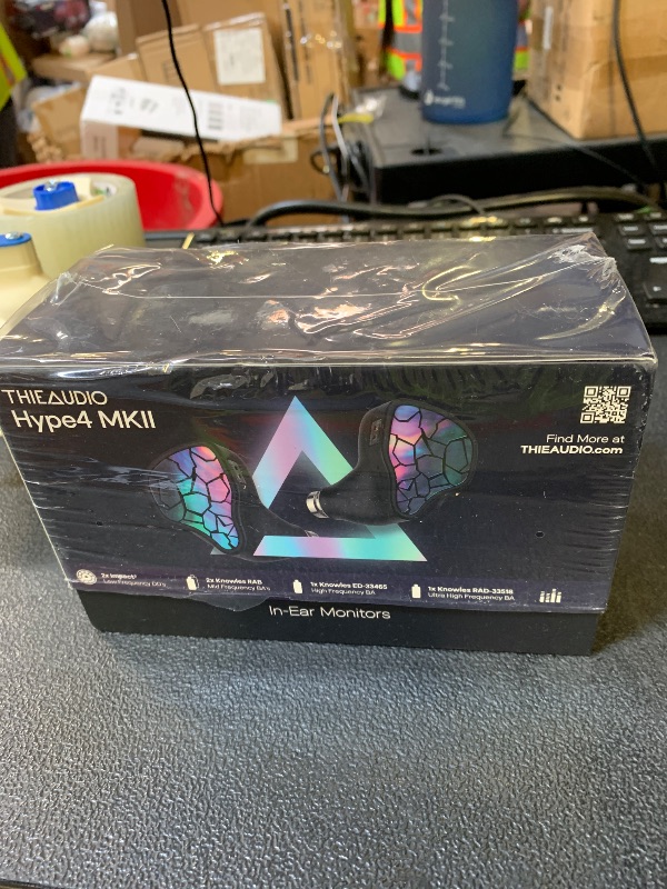 Photo 1 of Linsoul THIEAUDIO HYPE 4 MKII 2DD + 4BA Hybird In Ear Monitor,HiFi Wired IEM Earphones,Engaging & Studio Neutral Tuning,CNC Aluminum Gaming Earbuds with 3.5/4.4mm Modular Cable for Musician Audiophile