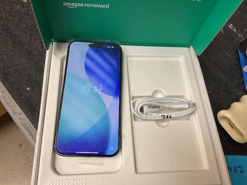 Photo 1 of Apple iPhone 15 Pro Max, 256GB, Blue Titanium - Unlocked (Renewed)