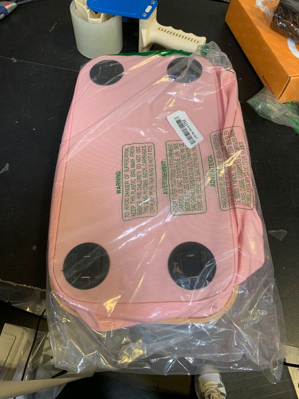 Photo 1 of efluky Slim Laundry Basket with Wheels, Narrow Rolling Laundry Hamper with Lid and Removable Bag, Tall Aesthetic Dirty Clothes Hamper on Wheels for Laundry Room, Bedroom, Dorm and Bathroom, 75L Pink