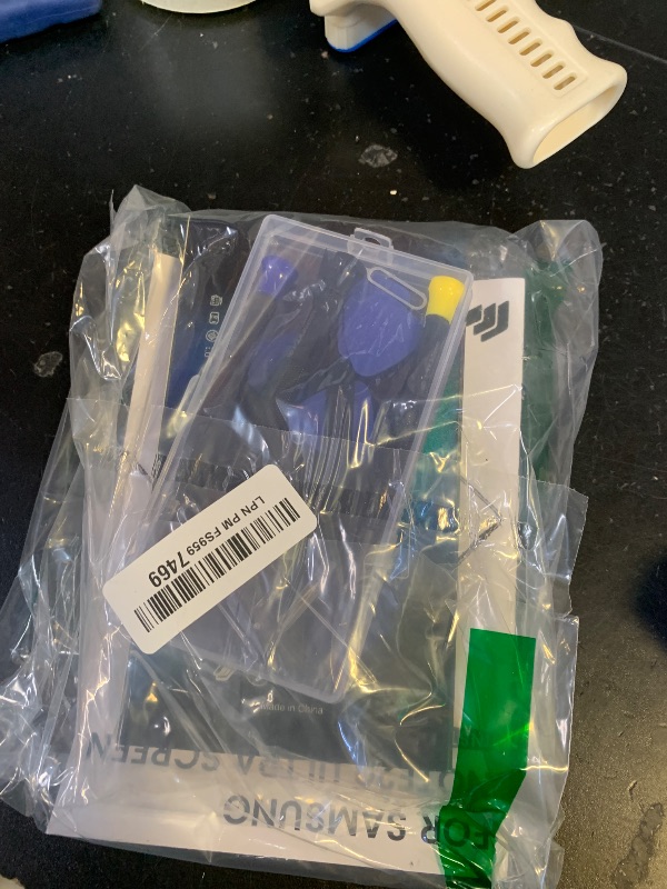 Photo 1 of JQYDZH OLED Screen Replacement for Samsung Note 20 Ultra 5G with Frame & Fingerprint Sensor – Includes Full Tool Kit & Installation Guide (Black)