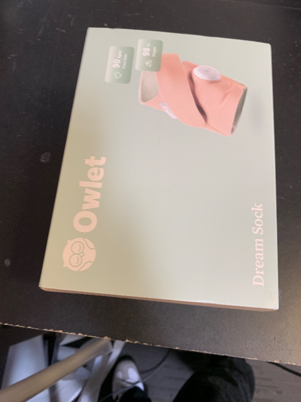 Photo 1 of Owlet Dream Sock - FDA-Cleared Smart Baby Monitor - Track Live Pulse (Heart) Rate, Oxygen in Infants - Receive Notifications - Dusty Rose