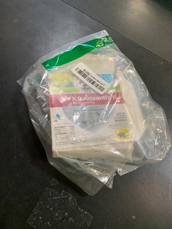 Photo 1 of K9 Advantix II Medium Dog Vet-Recommended Flea, Tick & Mosquito Treatment & Prevention | Dogs 11-20 lbs. | 4-Mo Supply