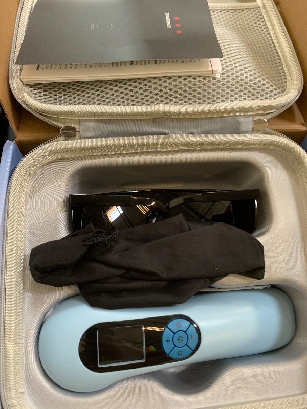 Photo 1 of LLLT Cold Laser Therapy Device with Protective Magnetic Cover, 5 * 808nm & 10 * 650nm Human/Vet Handheld Infrared Red Light Therapy, Pet Dogs Treatment Device for Muscle Pain Relief & Improve Healing