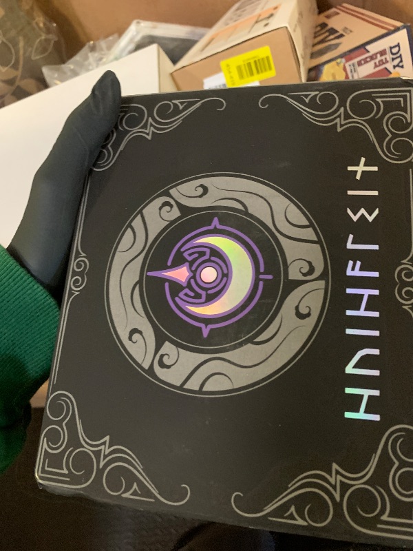 Photo 1 of JSJT Purple PC Translucent Keycap - Black ABS Material Cherry Profile Keycaps, 210 Keys Shadow of The Night Theme Key Caps Suitable for Cherry MX Switch Mechanical Keyboards