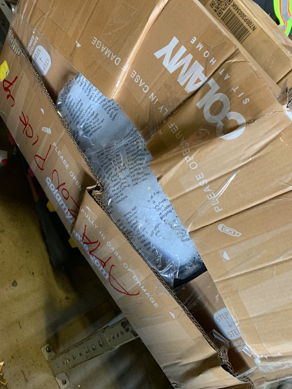 Photo 1 of COLAMY Ergonomic Mesh Office Chair, High Back Office Chair, Computer Executive Desk Chair with Lumbar Support,Adjustable Headrest and 4D Arms, Slide Seat, Tilt Lock-Darkgrey New