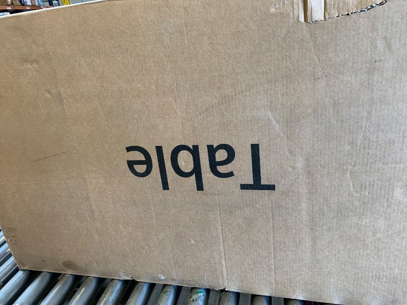 Photo 1 of Rectangle Outdoor Dining Table 55 inch White