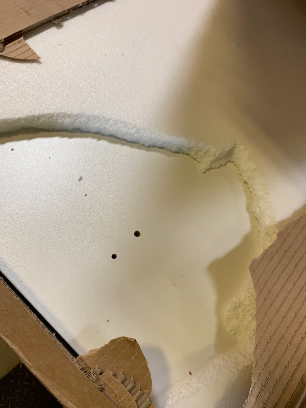 Photo 1 of Rectangle Outdoor Dining Table 55 inch White