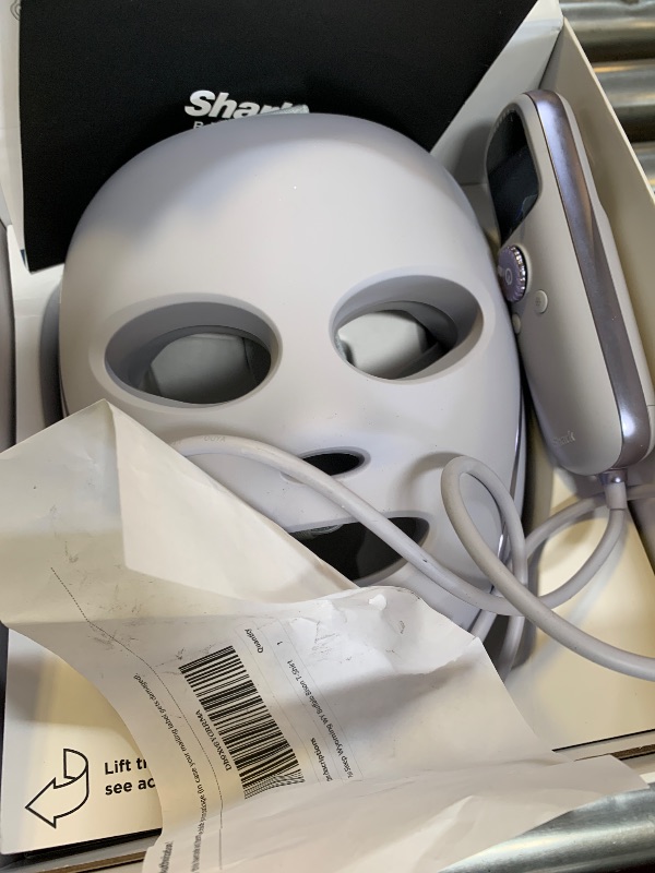 Photo 1 of Shark CryoGlow LED Face Mask with Under-Eye Cooling, Anti-Ageing & Blemish Repair, Red & Blue LED, Infrared Light Therapy, USB-C, Remote Control, Storage Bag, Lilac Chill, FW312PL
