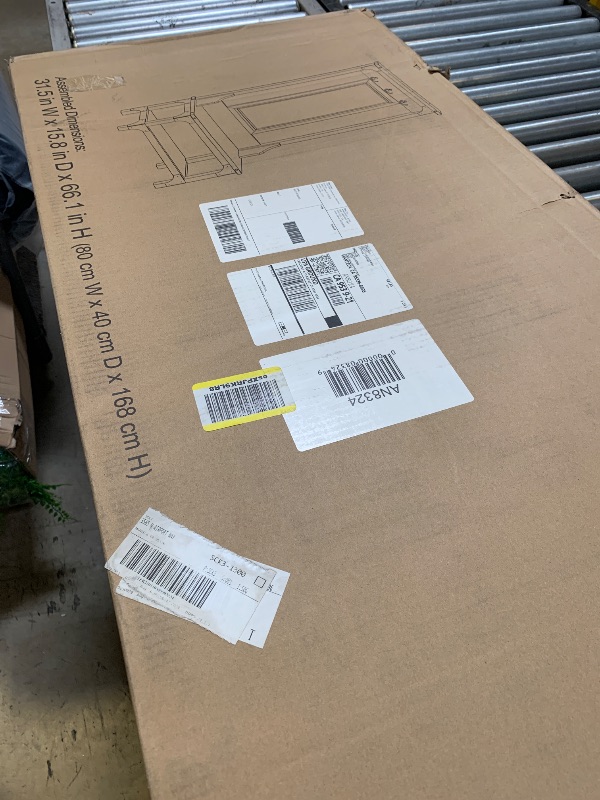 Photo 1 of  Industrial Hall Tree Storage Shoe Bench, 72" Mudroom Hall Tree with 8 Hanging Hooks, Shoe Rack, Storage Shelf Hanging Bar, Coat Rack Shoe Bench for Entryway