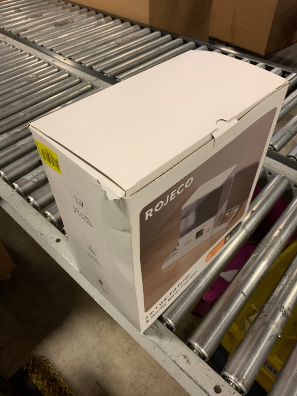 Photo 1 of Rojeco 36Cups/8.5L WiFi Automatic Cat Feeder and Gravity Water Dispenser,Stainless Steel Bowls 2-in-1 Large Capacity 5L Food Dispenser with APP and 3.5L Water Fountain for Pets,Dogs,Puppies,Kittens