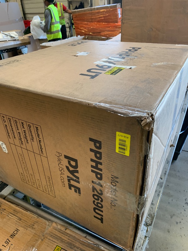 Photo 1 of Pyle 12" Bluetooth PA System with Speaker Stand, Powerful Karaoke Machine for Adults, Portable Party Speaker with Wireless Microphone, USB/SD, AUX Input, LCD Display, 1500W Audio Output