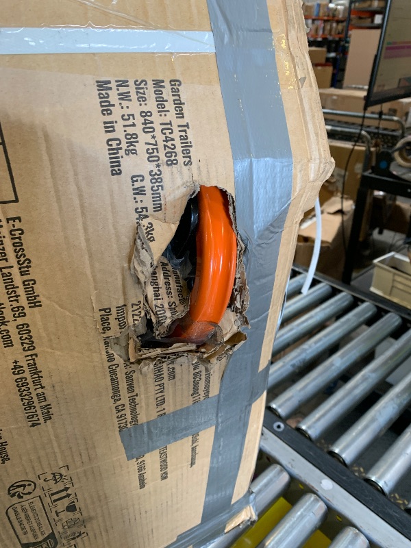 Photo 1 of VEVOR ATV UTV Trailer Tow Behind Dump Cart, 1500lbs 15 Cubic Feet, Heavy Duty Yard Garden Trailer Pull Behind Dump Trailer for Lawn Mower Tractor
