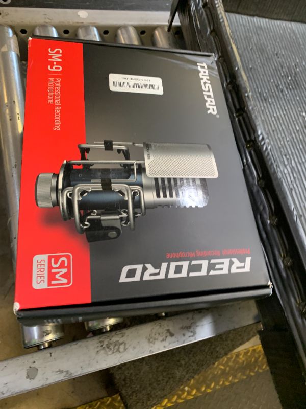 Photo 1 of TAKSTAR SM-9 Professional XLRMicrophone, 34mm Large Diaphragm Recording Cardioid Condenser Microphone with Shock Mount Perfect for Studio/Podcasting/Live-Streaming/Vocal/Instrument Recording