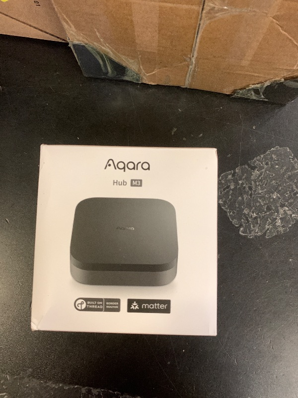 Photo 1 of Aqara Smart Home Hub M3 for Advanced Automation, Matter Controller, Thread Border Router, Features Zigbee, Bluetooth, Wi-Fi, PoE, IR, Supports Apple HomeKit, Alexa, SmartThings, Home Assistant, IFTTT