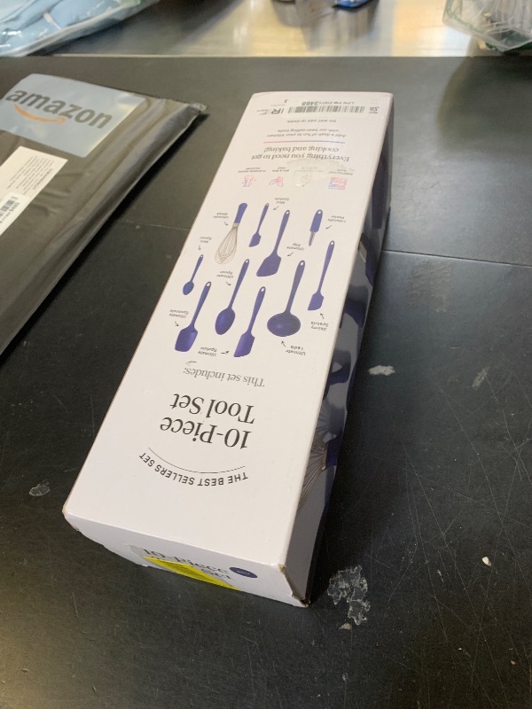 View 2 of GIR: Get It Right 10-Piece Silicone Ultimate Kitchen Utensil Set – Spatulas, Ladle, Flip, Spoons, Whisk, Peeler & Spoonula – Nonstick, Non-Toxic, Heat-Resistant – Navy