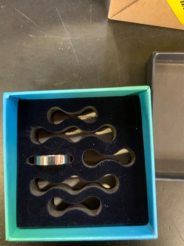 Photo 1 of CNICK Tesla Smart Ring Accessories: Titanium Ring for Model 3/Y/X/S and Cybertruck to Replace Key Card Key fob. (9.5, Titan G2)