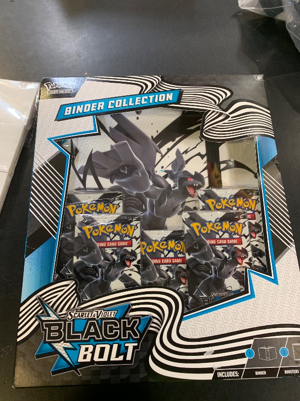 Photo 1 of Pokemon TCG Scarlet & Violet 10.5 Black Bolt Binder Box