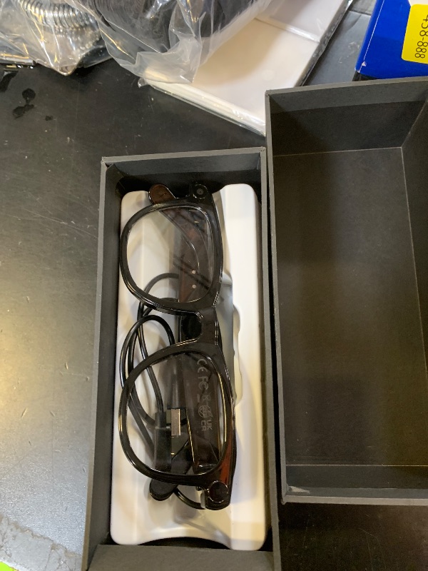 Photo 1 of EarlySincere Smart Glasses with 8MP 4K POV Camera & Bluetooth, HD Video Recording, AI Vision Assistant & Translation, Open-Ear Audio, Photochromic & Extra Blue Light Lenses for Travel & Driving
