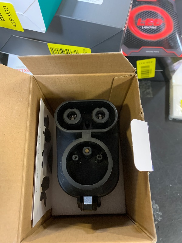 Photo 1 of Lectron NACS to CCS Electric Vehicle Adapter with Interlock - (500A/1,000V) - Compatible with Tesla Superchargers - CCS1 EV Fast Charging with Vortex Plus [Check Automaker for Compatibility] - UL 2252