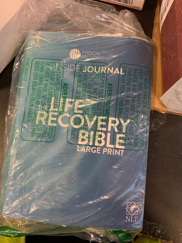 Photo 1 of Tyndale NLT The Life Recovery Bible - Large Print - Inside Journal - Prison Fellowship Paperback 