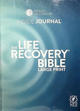 Photo 1 of Tyndale NLT The Life Recovery Bible - Large Print - Inside Journal - Prison Fellowship Paperback 