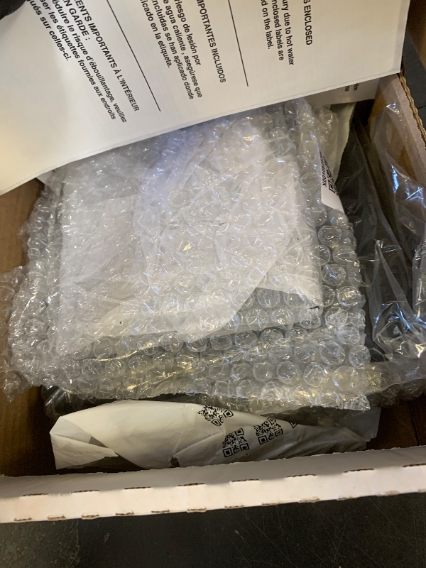 Photo 1 of Delta Modern 14 Series Square Bathtub and Shower Faucet Set, Matte Black Shower Head and Handle Set, Valve Trim Kit, Matte Black T14467-BL-PP (Valve Not Included)
