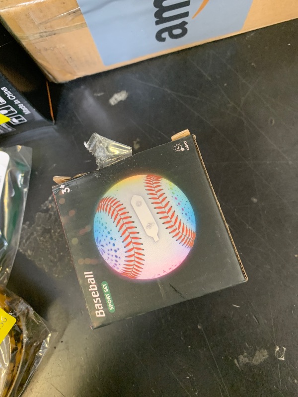 Photo 1 of ZACEAC LED Rechargeable Baseball with 9 Lighting Modes Glow in The Dark Baseballs, Baseball Gifts for Boys 6 7 8 9 10 11 12 Years Old Sport Games for Kids Indoor Outdoor Toys for Kids
