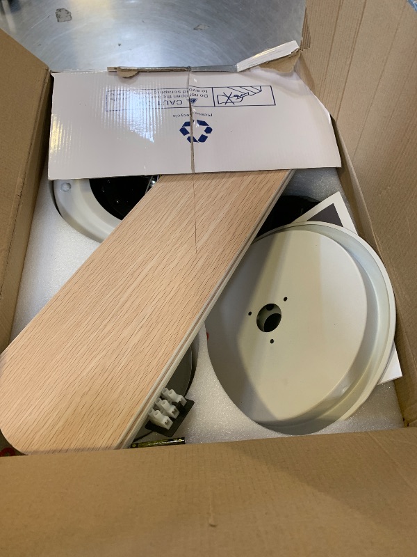 Photo 1 of Surtime 52" Ceiling Fans with Lights-Low Profile Ceiling Fan with Light and APP&Remote Control,Flush Mount Ceiling Fan for Indoor/Outdoor,3 Colors Dimmable,5 Reversible Double-Sided Blades?White?