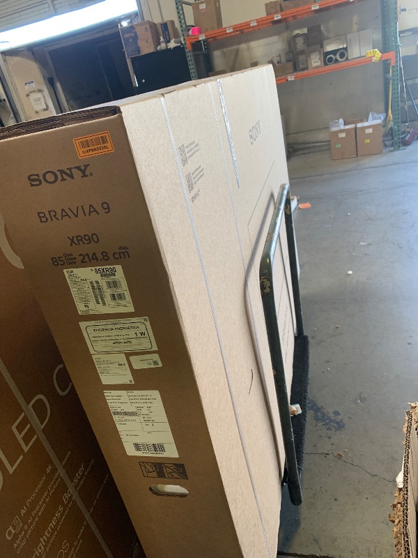 Photo 1 of Sony BRAVIA 9 K85XR90 85 inch 4K HDR Smart QLED Mini-LED TV (2024) Bundle with Deco Mount 37"-100" TV Wall Mount Bracket, 6-Outlet Surge Adapter with Night Light and Microfiber Cleaning Cloth