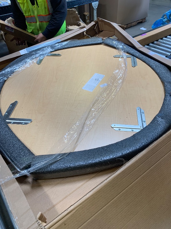 Photo 1 of wooden circle table