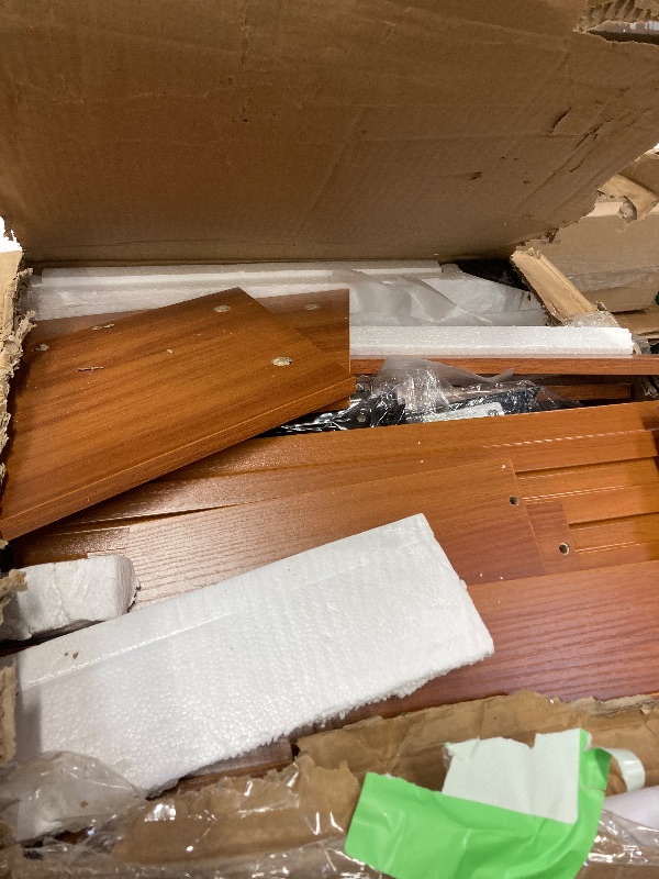 Photo 1 of GUNAITO Nightstand with Charging Station Bedside Table with LED Light Wood Nightstand with Drawers End Table for Small Space Caramel 2pcs