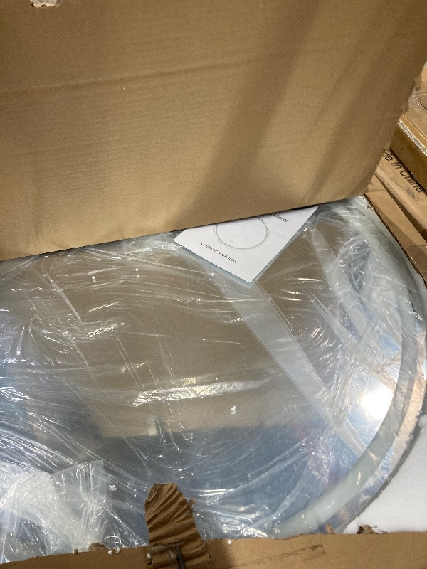 Photo 1 of LOVESPEJO 30" Round LED Bathroom Mirror with Lights, Circle LED Mirror for Bathroom, Fogless, Dimmable, 3 Colors Changing, IP54, Shatter-Proof