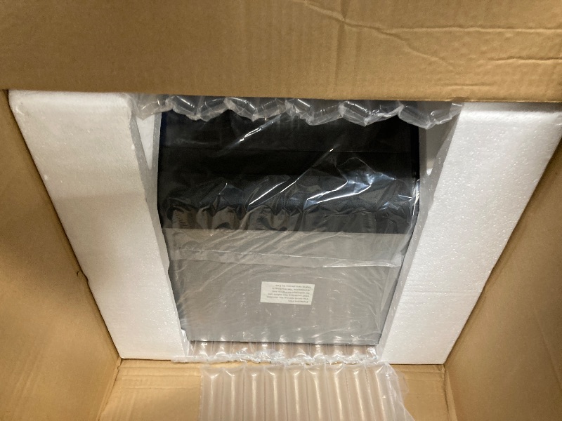 View 2 of ?150LBS/24H + 55 Ice Cubes/10-15 Mins? Commercial Ice Maker - 50LBS Storage, Stainless Steel, Self-Cleaning for Home Bar Outdoor