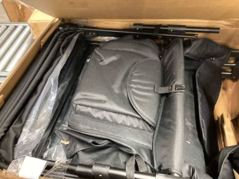 Photo 1 of Vipsafe Foldable Wagon Stroller for 4 Kids, Multifunctional Wagon with Detachable Canopy, Adjustable Handlebars, Removable Seats, and Easy Storage
