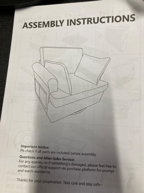 Photo 1 of Living room Chair, Black