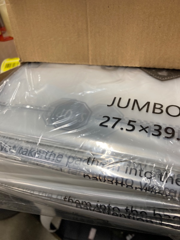 Photo 1 of 10 Jumbo Vacuum Storage Bags with Electric Pump,Plastic Packaging Bags, Space Saver Bag for Clothes, Mattress, Blanket, Duvets, Pillows, Comforters, Travel