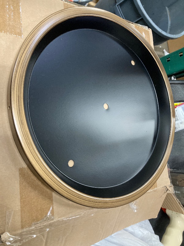 Photo 1 of 2 Pack Farmhouse Retro Style Ceiling Light Fixtures,Super Bright E26 Base,Anti-Corrosion Imitation Wood Grain and Black Flush Mount Ceiling Light for Hallway, Kitchen,Entryway,Porch,Living Room Etc